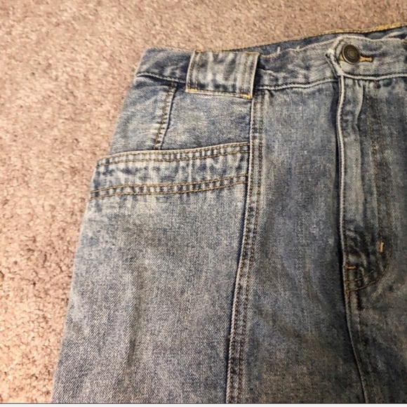 NWT Free People Denim Mini Skirt - Picture 5 of 6